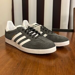 Adidas Gazelle Shoes Sneakers BB5480 new grey Mens Size 11.5